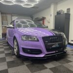Audi S3 | Half Wrap | Hexis Lavender Gloss | Paisley